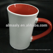 wholesale stoneware handle color mug